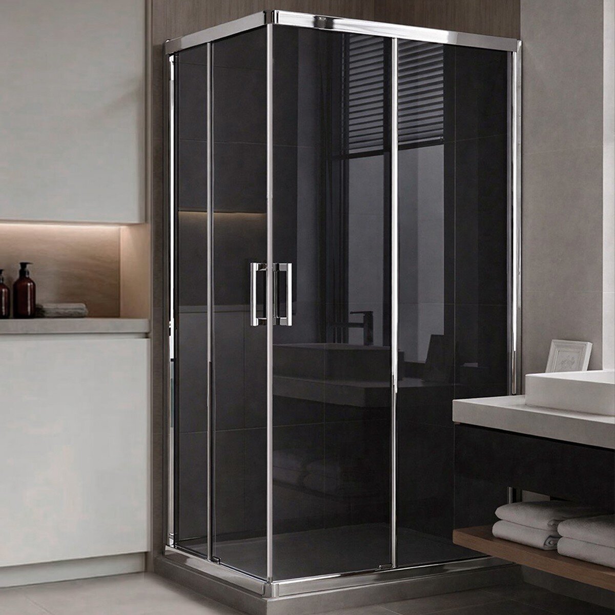 Изображение товара Душевой уголок Royal Bath HPD RB7105HPD-G-CH 105x70 см