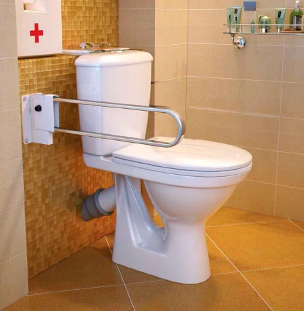 Изображение товара Унитаз-компакт для инвалидов Персона с поручнями