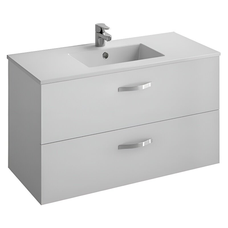 Изображение товара Тумба под раковину Jacob Delafon Ola EB392RU-J5, 100 см, цвет белый лак