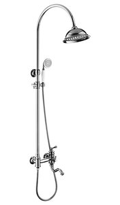 Изображение товара Душевая система Timo Adelia SX-6010/00 chrome, 3-х режимная, с изливом, хром