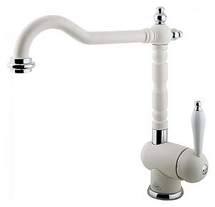 Изображение товара Смеситель Timo Morea 2406F white matt для кухонной мойки