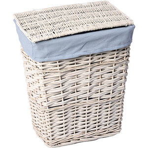 Изображение товара Большая плетеная корзина для белья WasserKraft Lippe WB-450-L с крышкой
