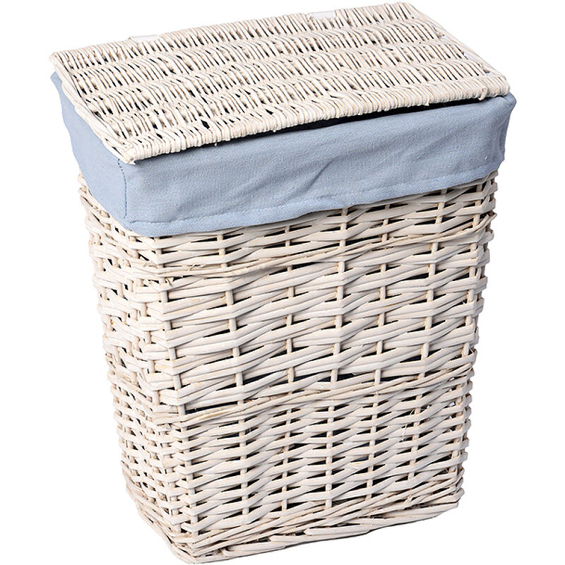 Изображение товара Большая плетеная корзина для белья WasserKraft Lippe WB-450-L с крышкой