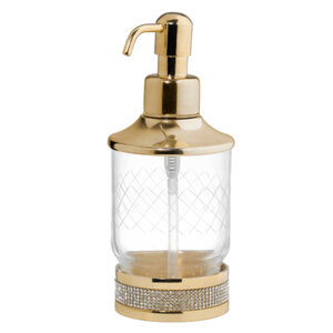 Изображение товара Дозатор для жидкого мыла Boheme Royal Cristal 10929-ROYALE-GOLD, цвет золото