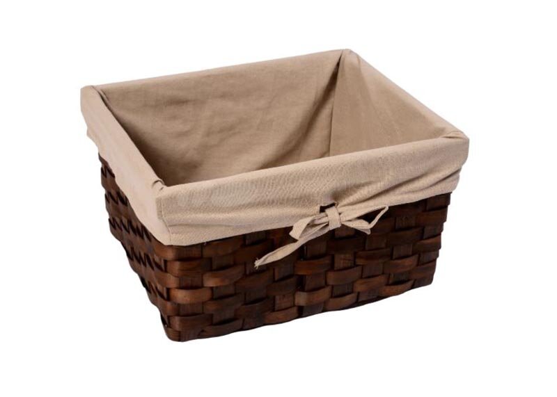 Изображение товара Корзина WasserKraft Berkel WB-480-M для белья темно-коричневая/бежевый