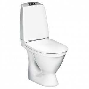 Изображение товара Напольный унитаз Gustavsberg Nautic GB111510201205, горизонтальный выпуск, безободковый,