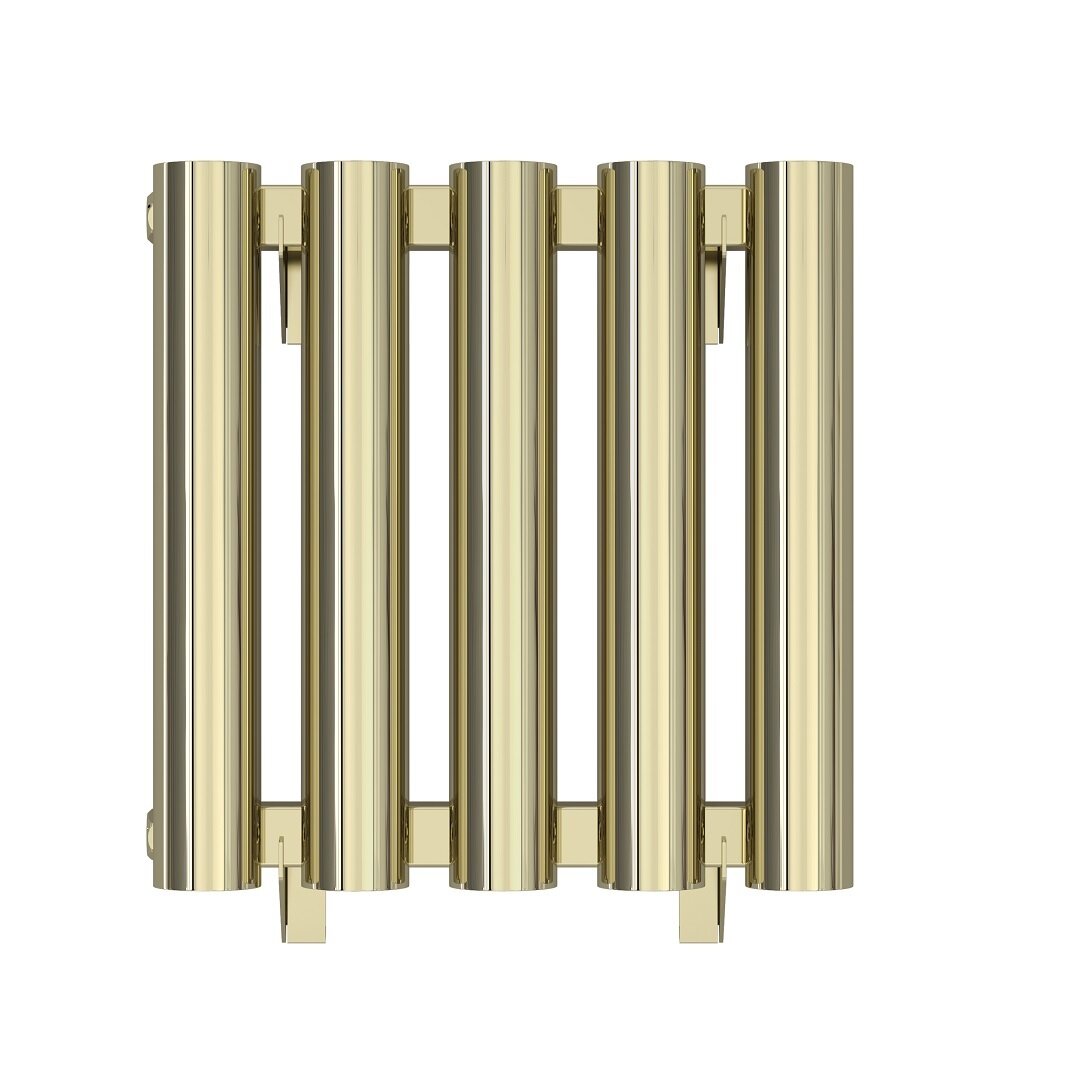 Изображение товара Радиатор трубчатый Сунержа Кумир-0 020-0340-3005, 5 секций, боковое подключение 30 см, шампань