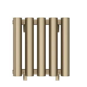 Изображение товара Радиатор трубчатый Сунержа Кумир-0 32-0340-3005, 5 секций, боковое подключение 30 см, золотой шелк