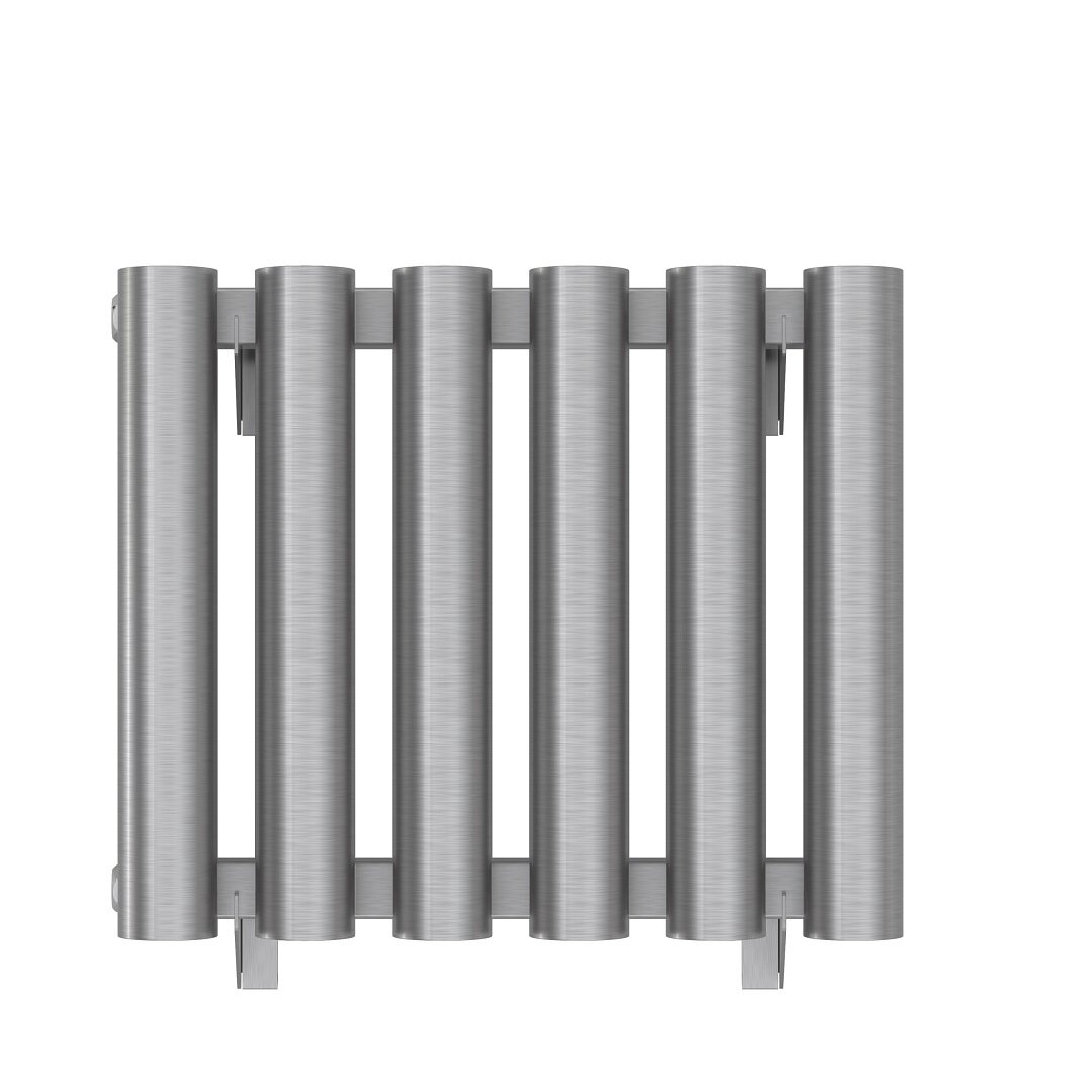 Изображение товара Радиатор трубчатый Сунержа Кумир-0 071-0340-3006, 6 секций, боковое подключение 30 см, сатин