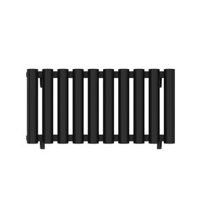 Изображение товара Радиатор трубчатый Сунержа Кумир-0 31-0340-3010, 10 секций, боковое подключение 30 см, черный матовый