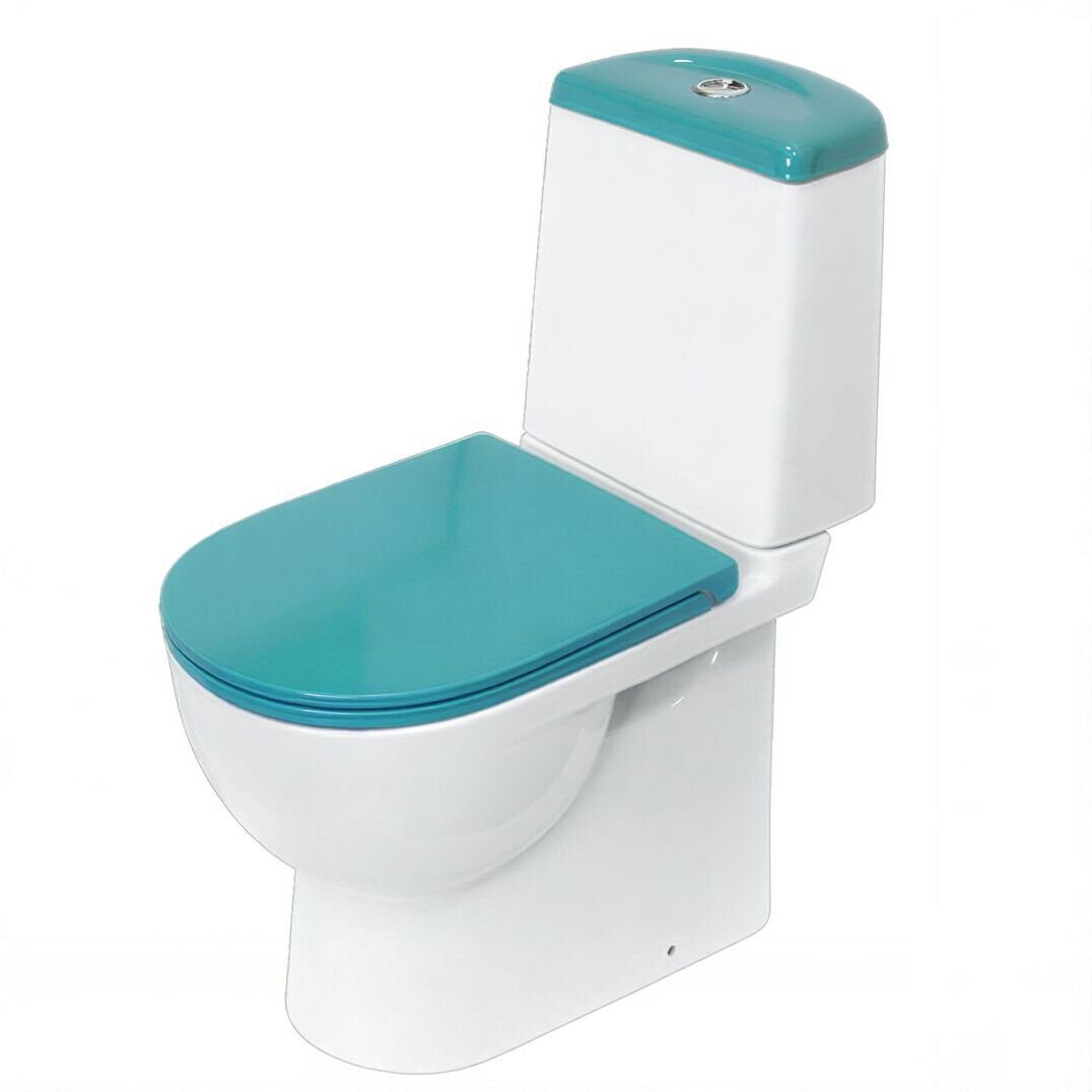 Изображение товара Напольный унитаз Sanita Luxe Best Color Motion WC.CC/Best/2-DM/TUR.G/S1 Sea, крышка микролифт Изображение товара Напольный унитаз Sanita Luxe Best Color Motion WC.CC/Best/2-DM/TUR.G/S1 Sea, крышка микролифт