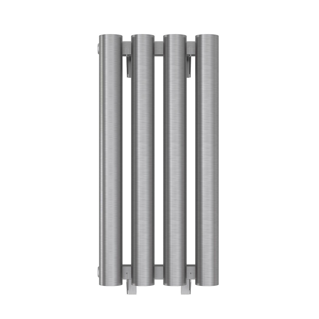 Изображение товара Радиатор трубчатый Сунержа Кумир-0 071-0340-5004, 4 секции, боковое подключение 50 см, сатин