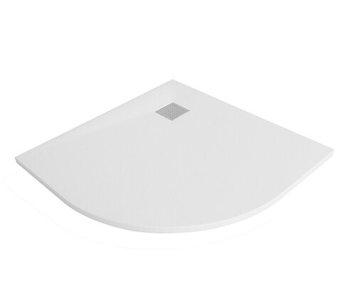 Изображение товара Душевой поддон WasserKRAFT 41T01 четверть круга 90x90 см SMC белый