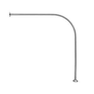 Изображение товара Карниз для ванны Aquanet 00184111, 90 x 90 см, Г-образный, цвет хром