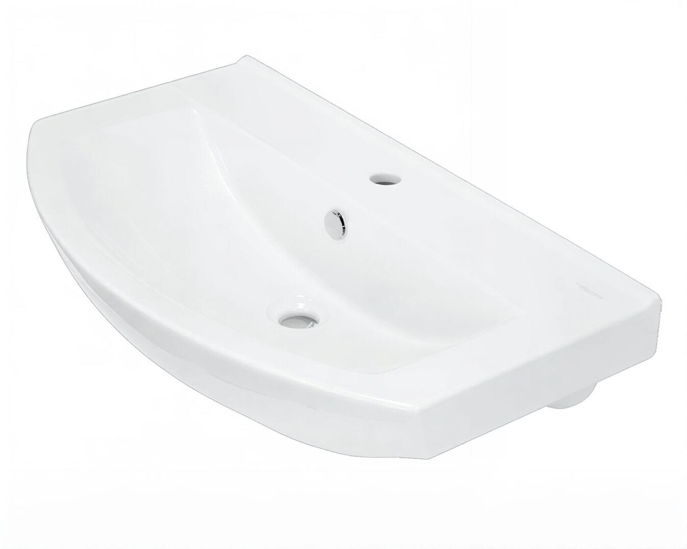 Изображение товара Раковина Sanita WB. FN/Best/75-C/WHT. G/S1 75 - прямоугольная фарфоровая с переливом Изображение товара Раковина Sanita WB. FN/Best/75-C/WHT. G/S1 75 - прямоугольная фарфоровая с переливом