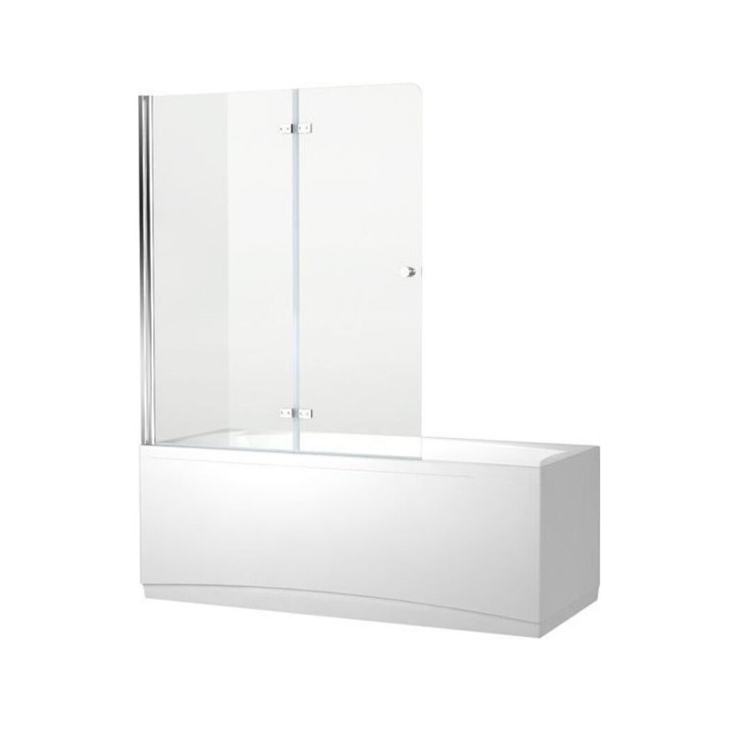 Изображение товара Душевая шторка Aquanet Beta NF6222-hinge 140x120 см, распашная, стекло прозрачное