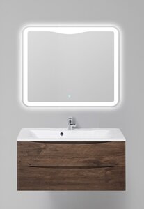 Изображение товара Тумба под раковину BelBagno MARINO-1000-2C-SO-RW-P 100 см, подвесная, Rovere Moro
