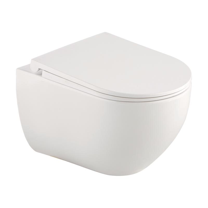 Изображение товара Подвесной унитаз Kale Zero 7111833800+7011872900 безободковый с сиденьем микролифт