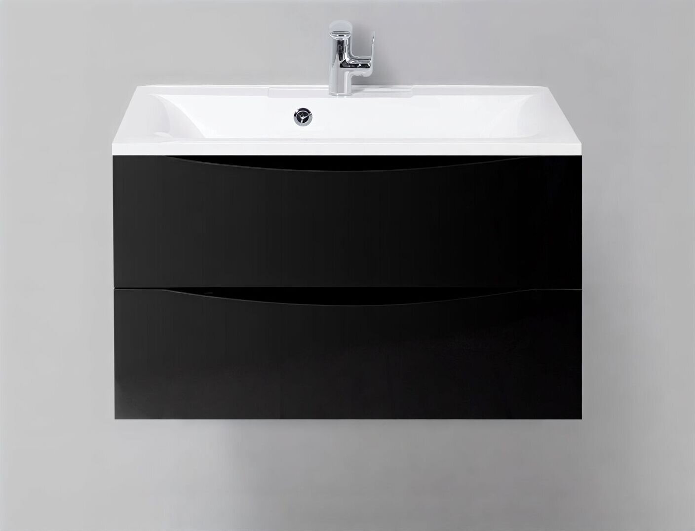 Изображение товара Тумба под раковину BelBagno MARINO 70 см, подвесная, Nero Lucido
