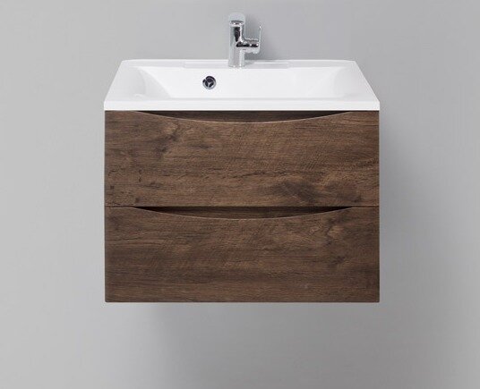 Изображение товара Тумба под раковину BelBagno Marino MARINO-800-2C-SO-RW-P 80 см темно-коричневая