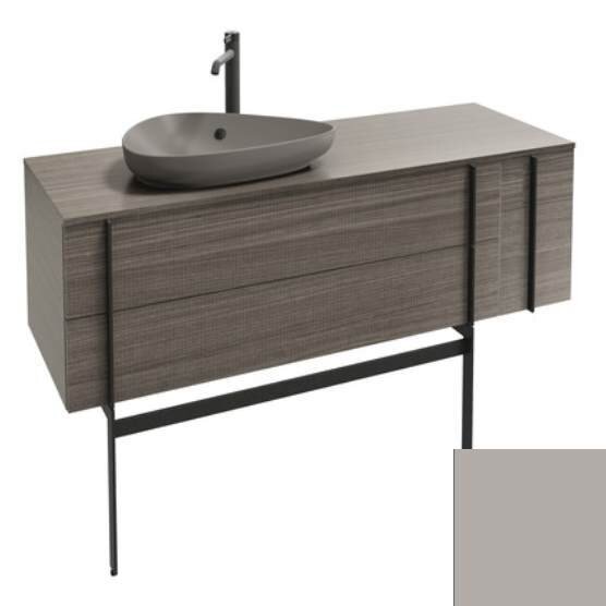 Изображение товара Подвесная тумба под раковину Jacob Delafon Nouvelle Vague 145 см серый титан глянцевый