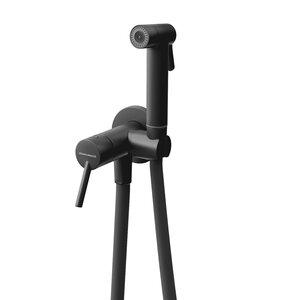 Изображение товара Гигиенический душ Kerama Marazzi Fonte FO.403.KM.BLK.M, со смесителем, чёрный матовый