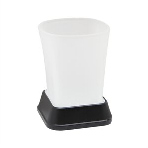 Изображение товара Стакан для зубных щеток WasserKRAFT Amper K-5428B черный/белый