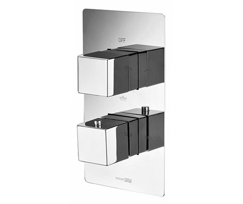 Изображение товара Смеситель скрытого монтажа WasserKRAFT АIme 1544, термостатический, хром