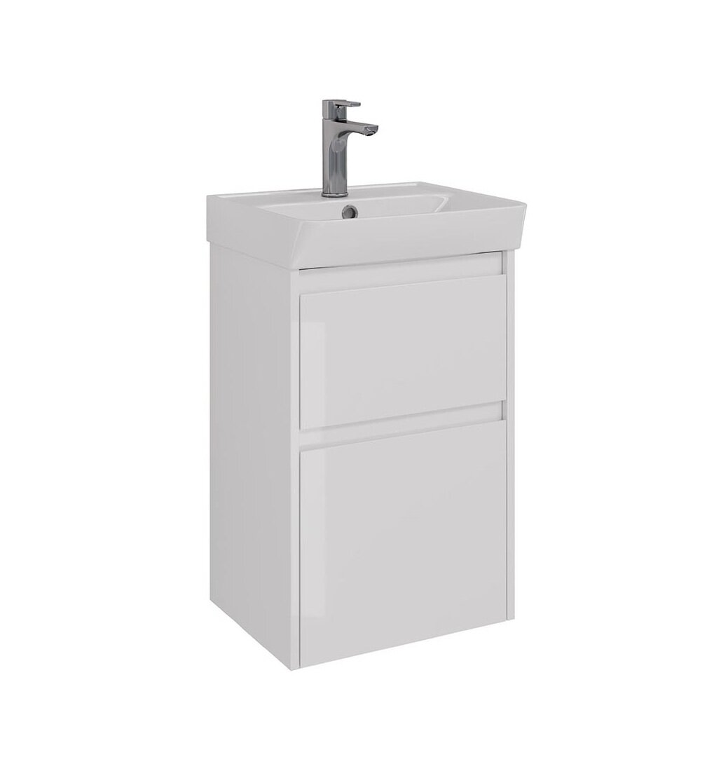 Изображение товара Тумба под раковину Lemark Combi LM03C45T 45 см белый глянец
