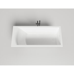 Изображение товара Ванна Salini Cascata Kit 104513MF, 180 х 80 см, из искусственного камня S-Sense, с донным клапаном, цвет белый матовый, покраска по RAL полностью Изображение товара Ванна Salini Cascata Kit 104513MF, 180 х 80 см, из искусственного камня S-Sense, с донным клапаном, цвет белый матовый, покраска по RAL полностью