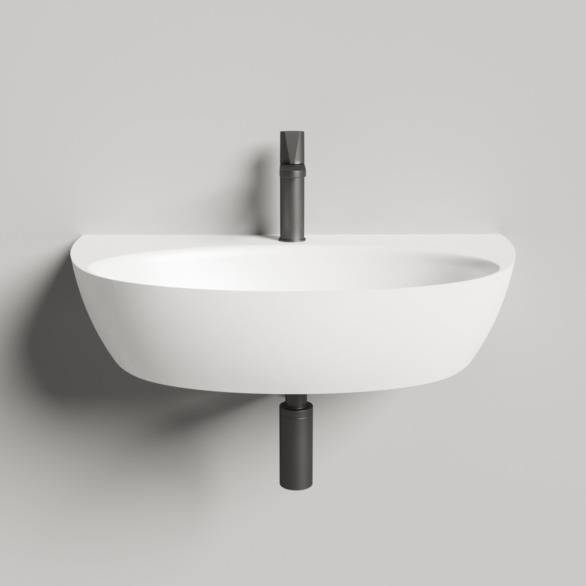 Изображение товара Раковина Salini Alda 140323MF, 70 см, из искусственного камня S-Stone, цвет белый матовый, покраска по RAL полностью Изображение товара Раковина Salini Alda 140323MF, 70 см, из искусственного камня S-Stone, цвет белый матовый, покраска по RAL полностью