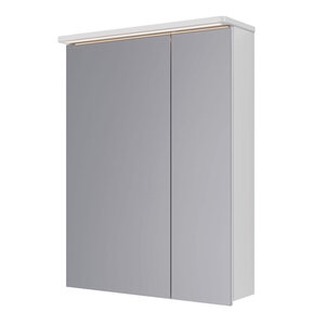 Изображение товара Шкаф зеркальный Lemark Zenon LM60ZS-Z, 60 см, подвесной, LED-подсветка, с розеткой, белый глянец Изображение товара Шкаф зеркальный Lemark Zenon LM60ZS-Z, 60 см, подвесной, LED-подсветка, с розеткой, белый глянец