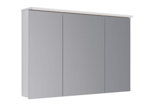 Изображение товара Шкаф зеркальный Lemark Zenon LM120ZS-Z, 120 см, подвесной, LED-подсветка, с розеткой, белый глянец