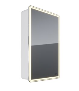 Изображение товара Зеркальный шкаф Lemark Element LM50ZS-E, 50 см, LED-подсветка, правый, белый матовый Изображение товара Зеркальный шкаф Lemark Element LM50ZS-E, 50 см, LED-подсветка, правый, белый матовый