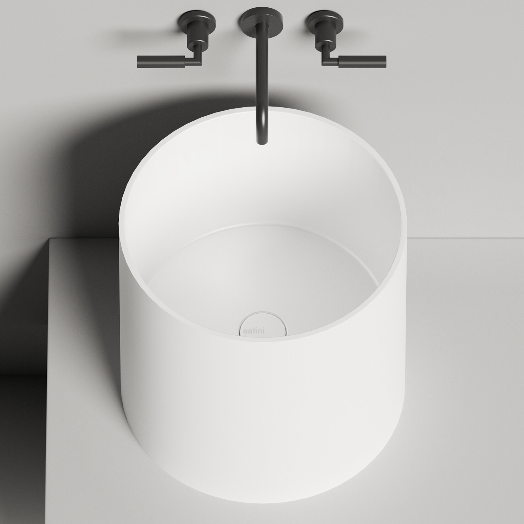 Изображение товара Раковина Salini Armonia 130118MF, 45 см, белый матовый Изображение товара Раковина Salini Armonia 130118MF, 45 см, белый матовый