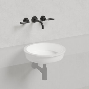 Изображение товара Раковина накладная Salini Marea 1802205M, 45 см, из искусственного камня S-Stone, цвет белый матовый Изображение товара Раковина накладная Salini Marea 1802205M, 45 см, из искусственного камня S-Stone, цвет белый матовый