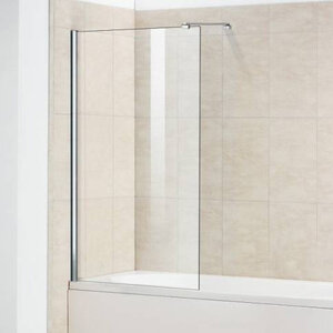 Изображение товара Шторка на ванну Kermi Cada Xs CKTW209014VPK 90 х 140 см, стабилизатор, стекло прозрачное, хром