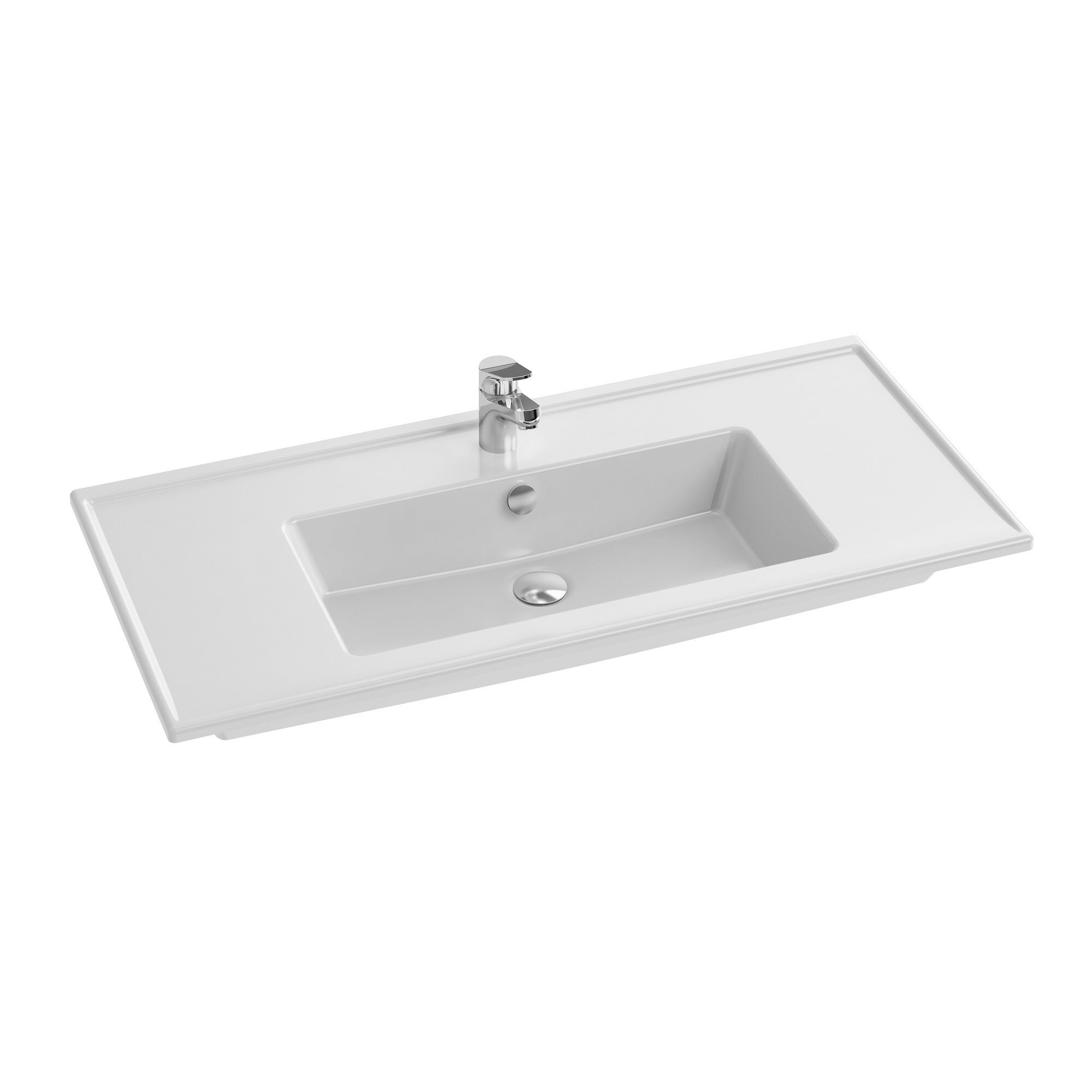 Изображение товара Раковина Jacob Delafon Tolbiac EXBP112-Z-00, 101 х 46 см, цвет белый Изображение товара Раковина Jacob Delafon Tolbiac EXBP112-Z-00, 101 х 46 см, цвет белый