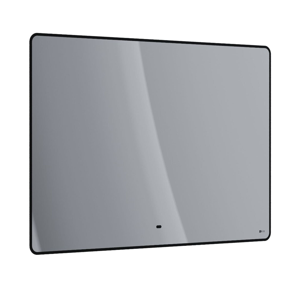 Изображение товара Зеркало Lemark Миоблэк LM120ZM-black, 120 х 80 см, LED-подсветка, сенсорный выключатель, с подогревом, черное