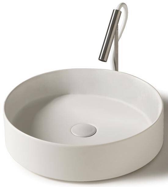 Изображение товара Раковина накладная круглая из фарфора Galassia SmartB 7405 38x38x11 см белая