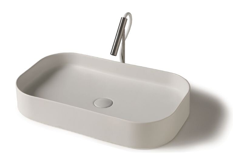 Изображение товара Раковина Galassia SmartB 7407 накладная прямоугольная белая для ванной и кухни