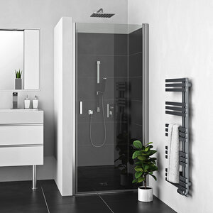 Изображение товара Душевая дверь Roth Limaya LZCO1/1000 распашная 890 мм стекло чехия