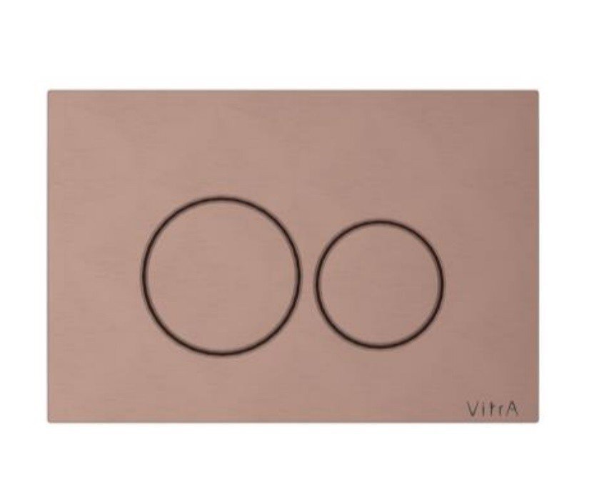 Изображение товара Клавиша смыва Vitra Origin 740-2440, механическая, медь Изображение товара Клавиша смыва Vitra Origin 740-2440, механическая, медь
