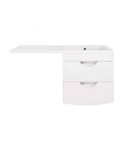Изображение товара Тумба под раковину Style Line Жасмин 2 60 ЛС-00000577, 60 см, подвесная, белая