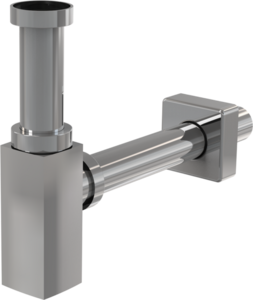 Изображение товара Сифон для раковины AlcaPlast A401 из латуни с хромированным покрытием