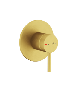 Изображение товара Смеситель Vitra Minimax Round A4371025EXP, для душа, золото брашированное PVD