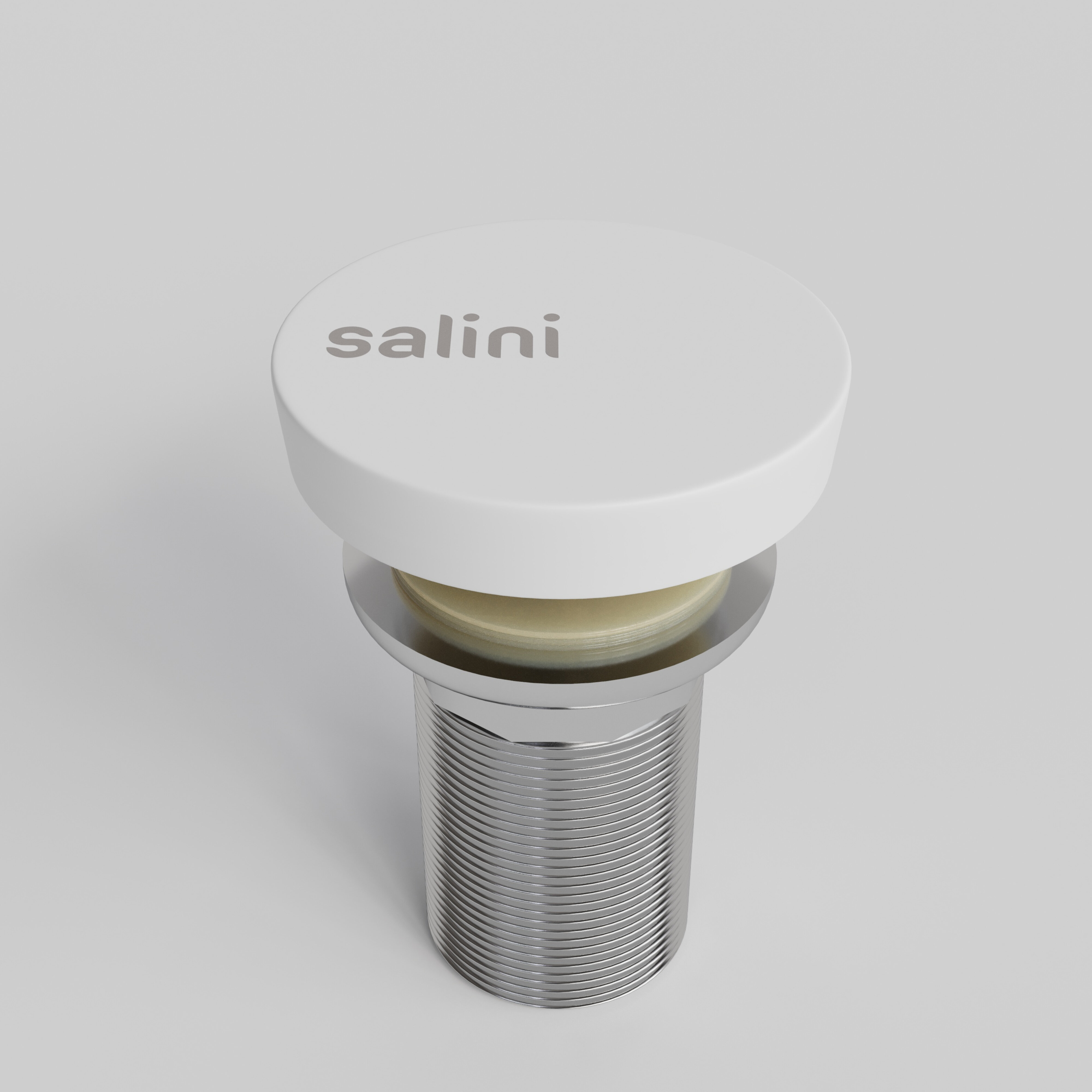 Изображение товара Донный клапан Salini D 504 для раковины S-Sense 162202G, Сlick-Сlack, цвет белый