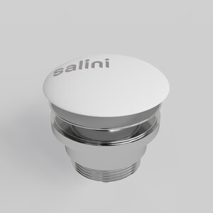 Изображение товара Донный клапан Salini D 601 для раковины S-Stone 166301M, цвет белый матовый