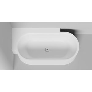 Изображение товара Ванна Salini Perla 1049202MF/1049203MF, 180 х 90 см, из искусственного камня S-Stone, с донным клапаном, левая/правая, цвет белый матовый, покраска по RAL полностью Изображение товара Ванна Salini Perla 1049202MF/1049203MF, 180 х 90 см, из искусственного камня S-Stone, с донным клапаном, левая/правая, цвет белый матовый, покраска по RAL полностью