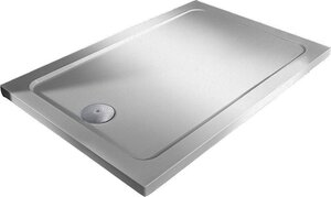 Изображение товара Поддон Jacob Delafon Flight 110 x 80 см, серебристо-серый сатин E62448-F-S21, укрепленный, с антискользящим покрытием